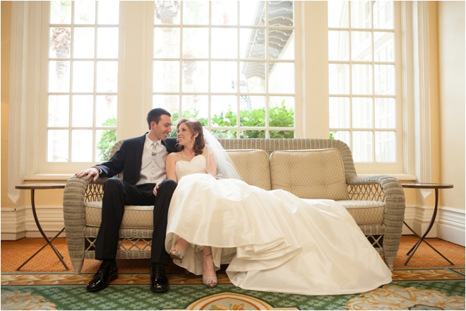 Lavender and Coral Galveston Texas Wedding at Hotel Galvez