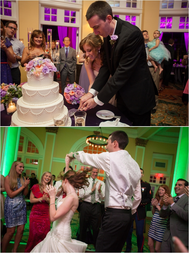 Lavender and Coral Galveston Texas Wedding at Hotel Galvez