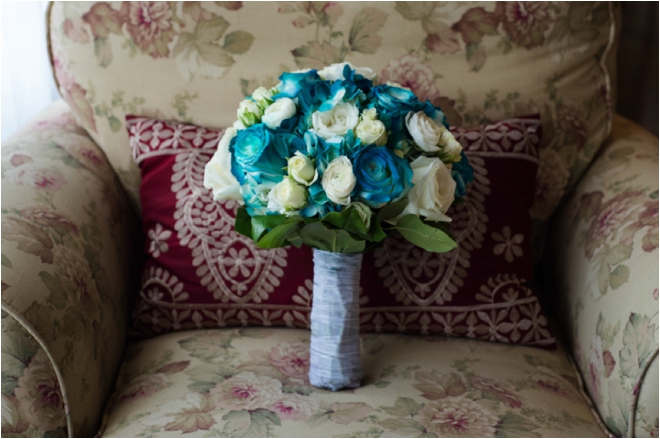 Silver and Teal Butler’s Courtyard Wedding by Motley Melange