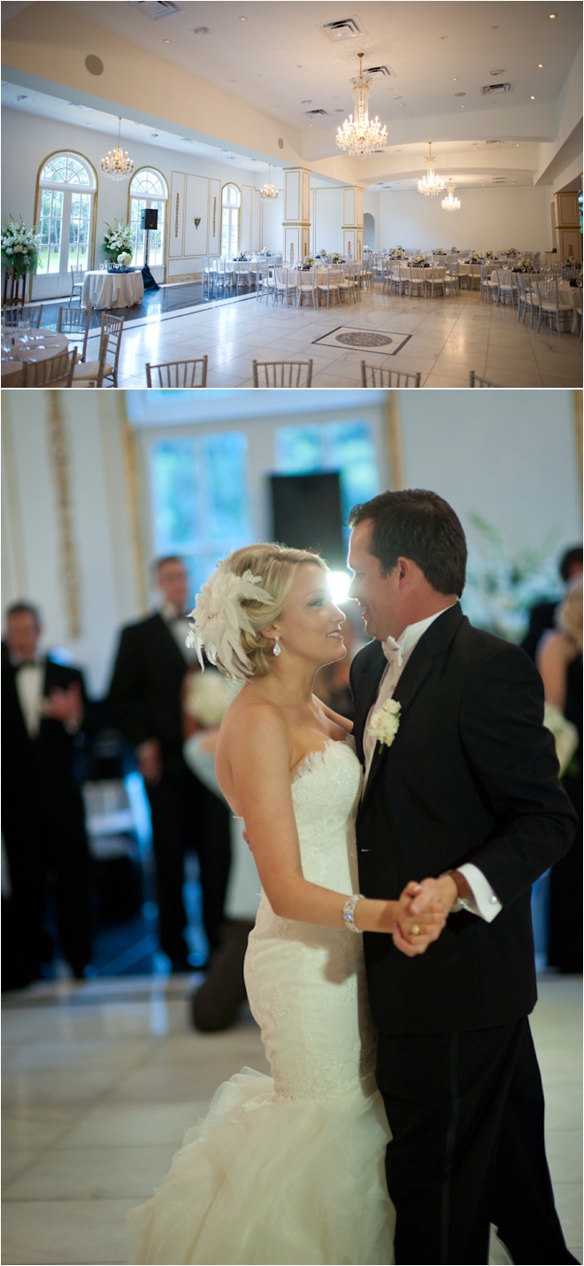 Black, White and Silver Chateau Cocomar Wedding by DC Stanley Photography