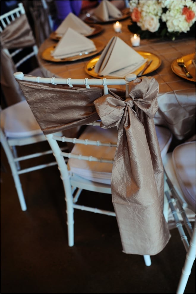 Champagne and Coral Vintage Wedding, Houston