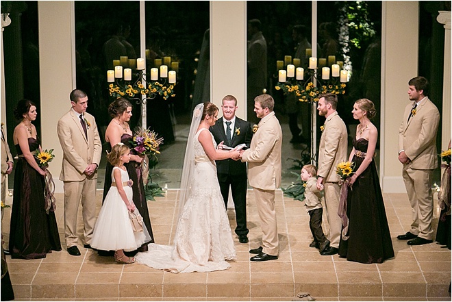 Golden, Ivory, and Plum Rustic Wedding at Ashton Gardens by Joshua Tyi Photography