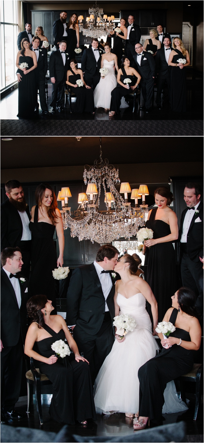 Modern Black & White Wedding at Hotel ZaZa by Adam Nyholt 