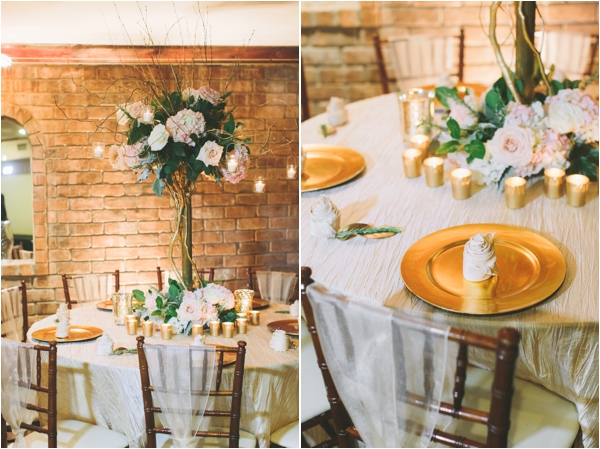 Vintage Blush & Gold Wedding at Ousie's Table 