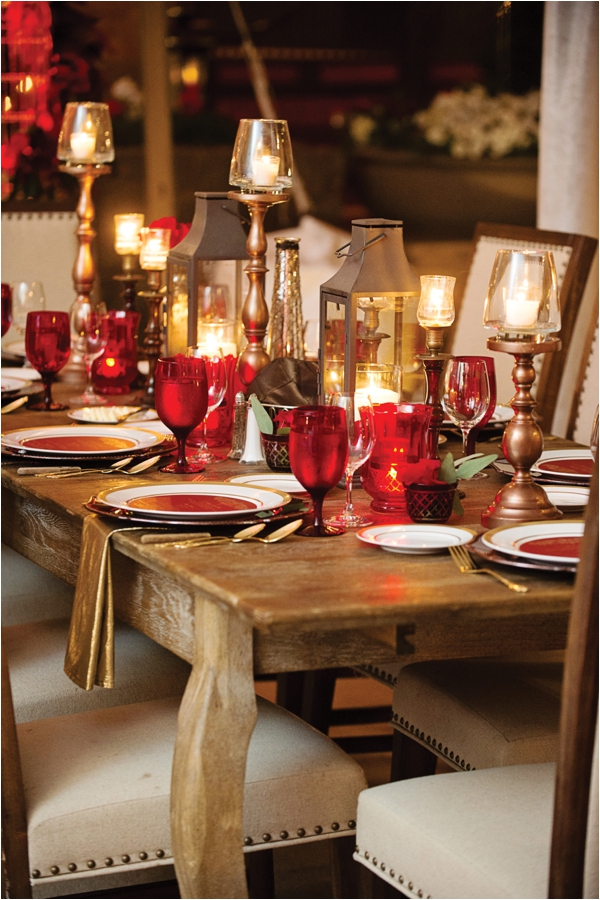 red-white-western-table-setting