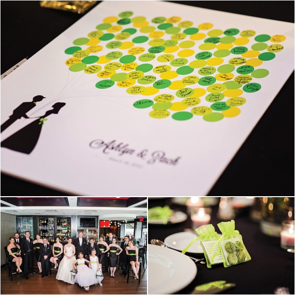 Green & Black Wedding at Hotel Derek by Motley Melange