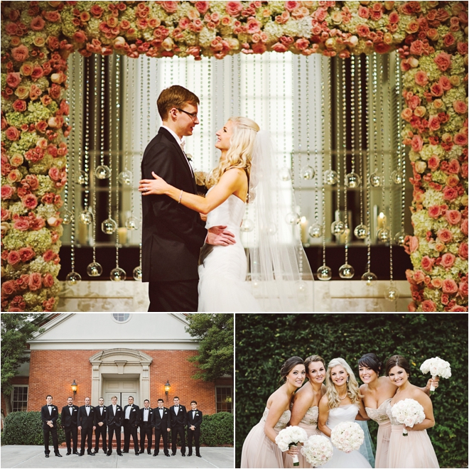 Pink, Cream & Gold Wedding at the Houstonian by J. Cogliandro Photography