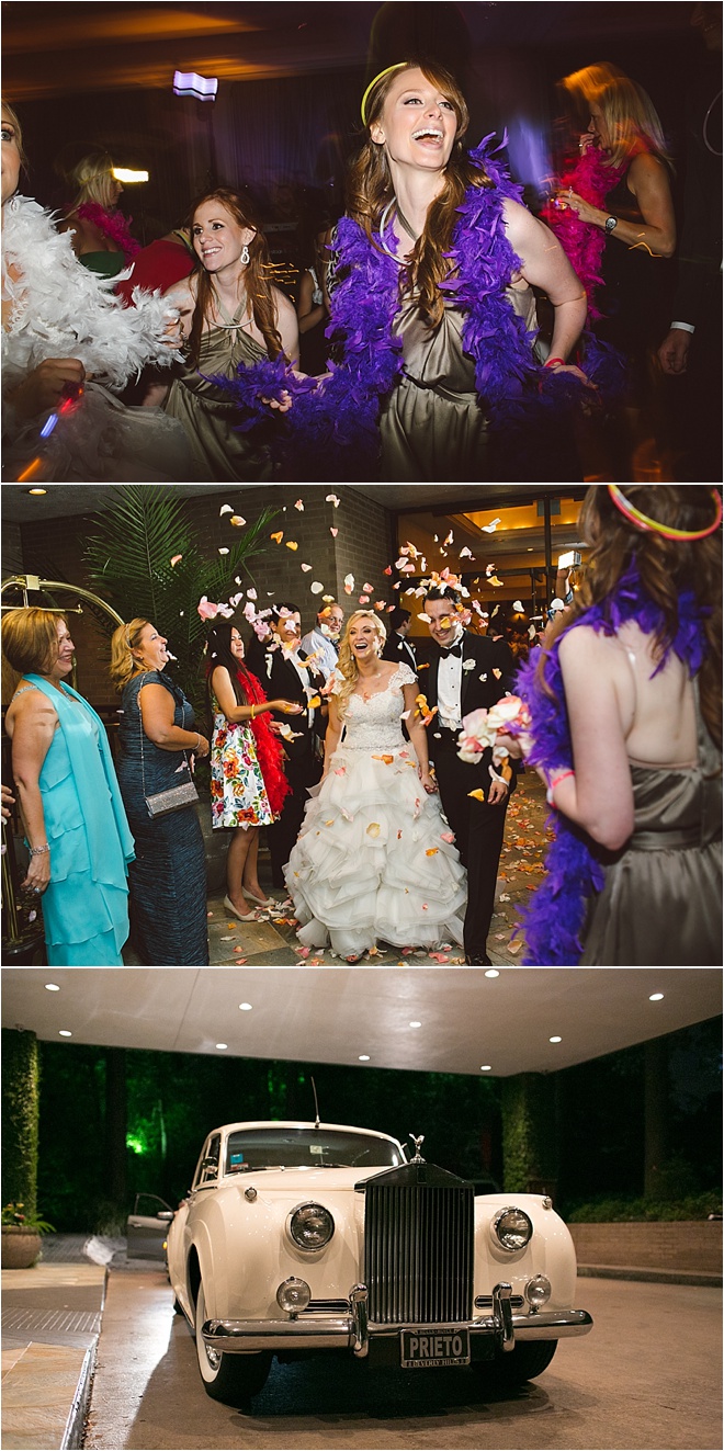 Peach, Pink, and Gold Wedding at The Houstonian Hotel, Club & Spa by J. Cogliandro Photography 