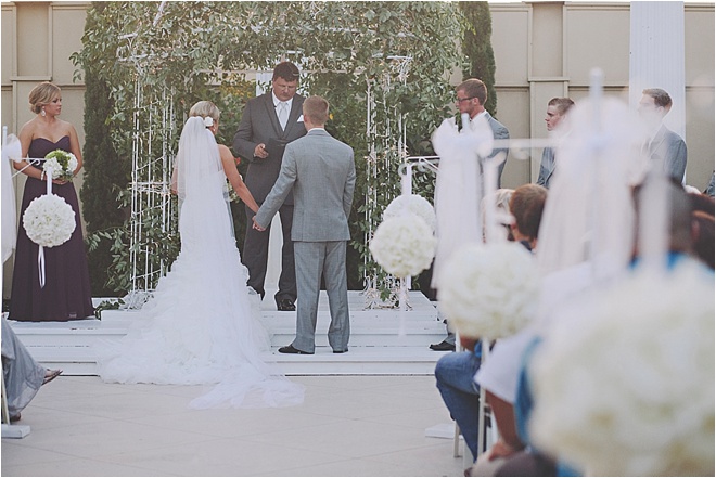 Glamorous Purple & Green Wedding 