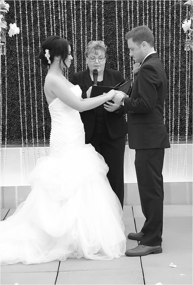 Ivory, Fuchsia and Navy Wedding at The Sam Houston Hotel