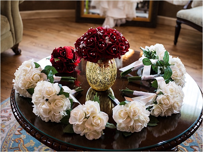 Romantic White and Red Wedding at Chateau Polonez by Civic Photos 