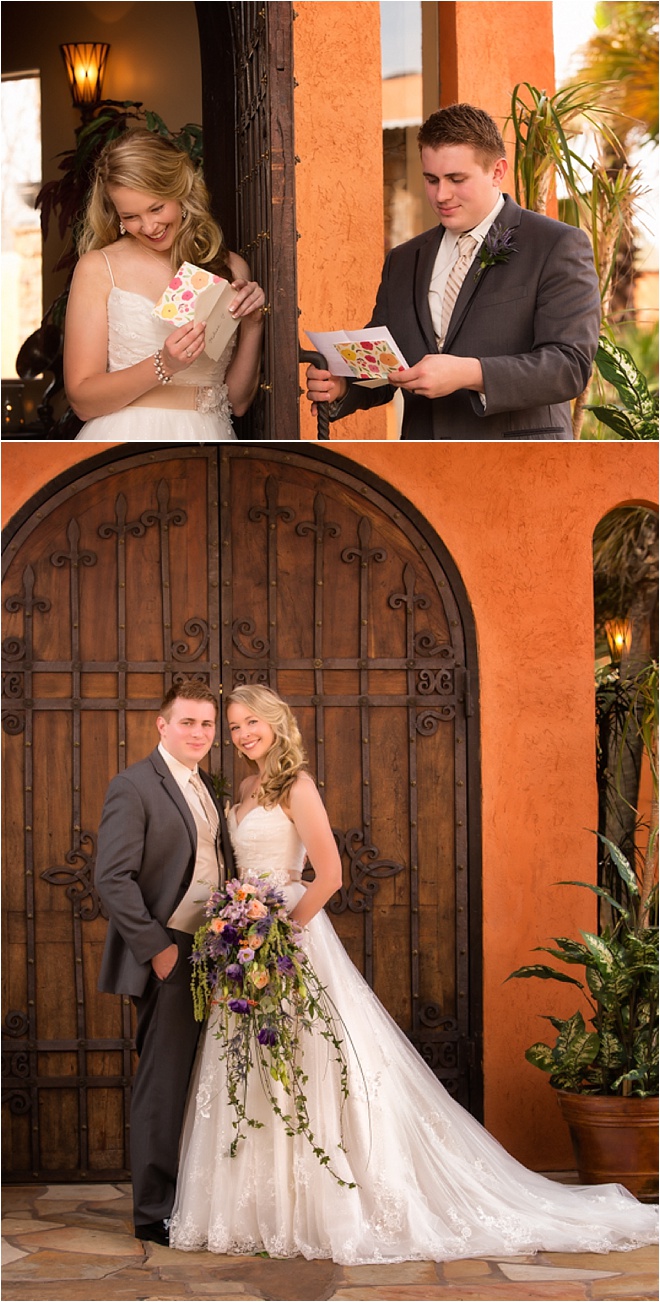 Lavender & Coral Wedding at Agave Estates by FireHeart Photography