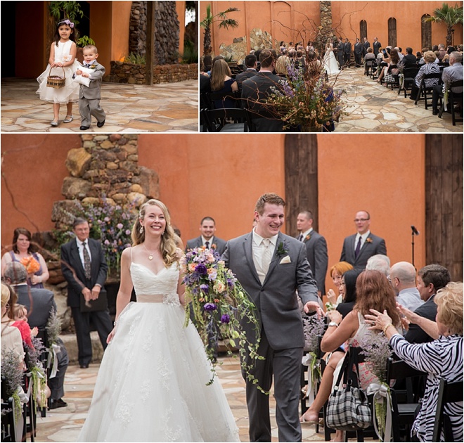 Lavender & Coral Wedding at Agave Estates by FireHeart Photography