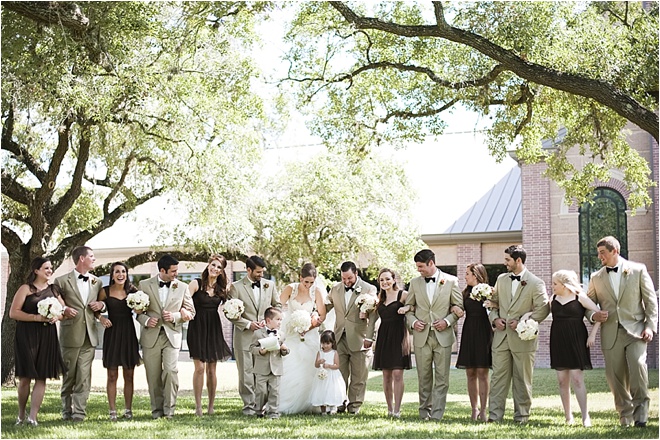 Ivory, Gold & Brown Wedding at Crystal Ballroom at The Rice