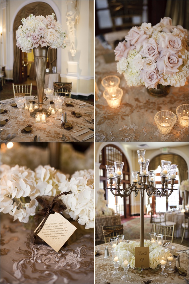 Ivory, Gold & Brown Wedding at Crystal Ballroom at The Rice