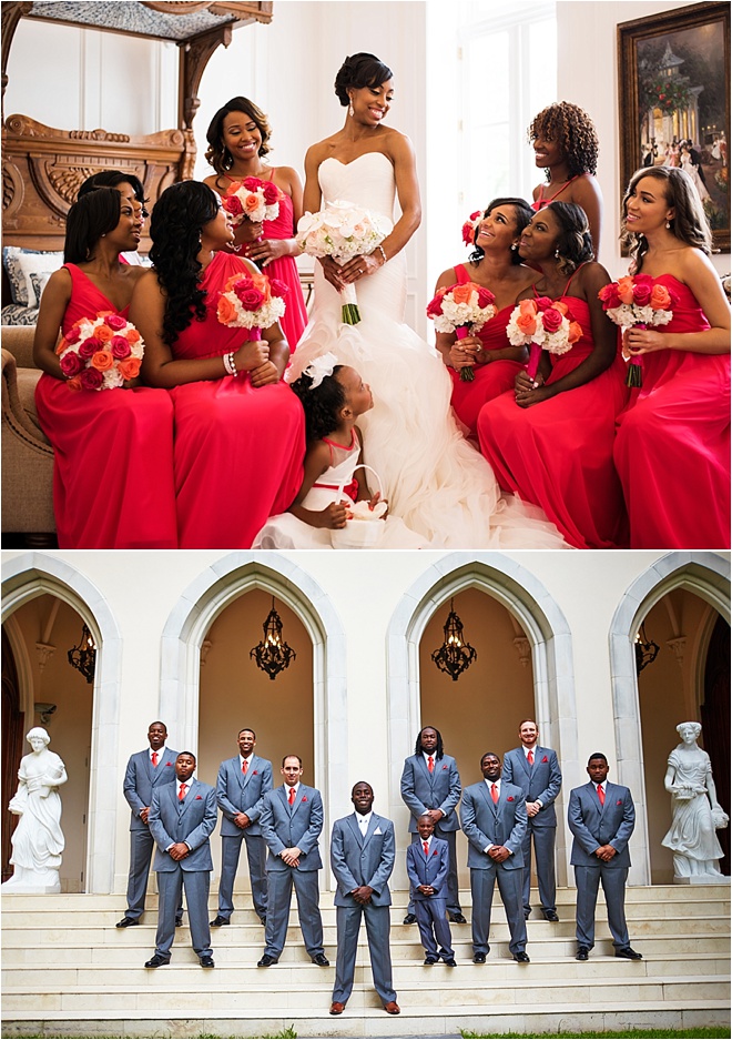 Champagne & Red Wedding at Chateau Cocomar by Civic Photos