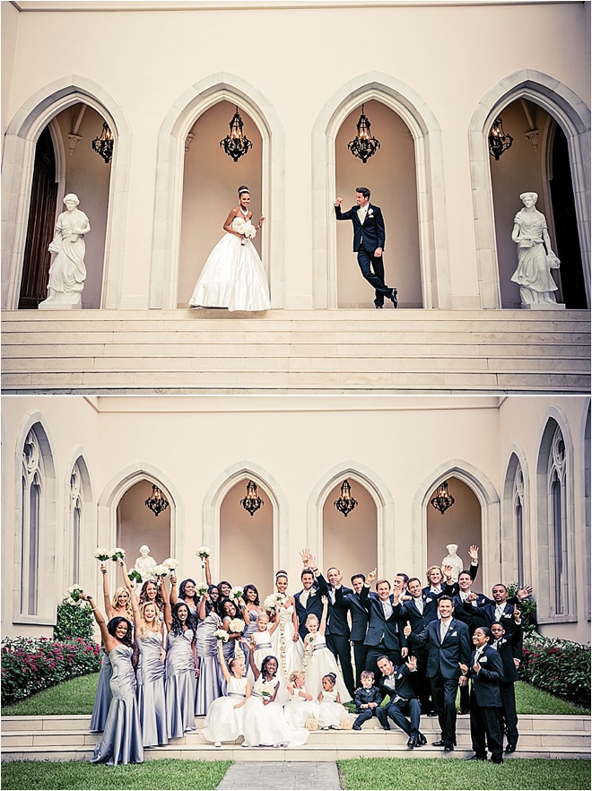 Romantic White, Blush & Gold Wedding at Chateau Cocomar