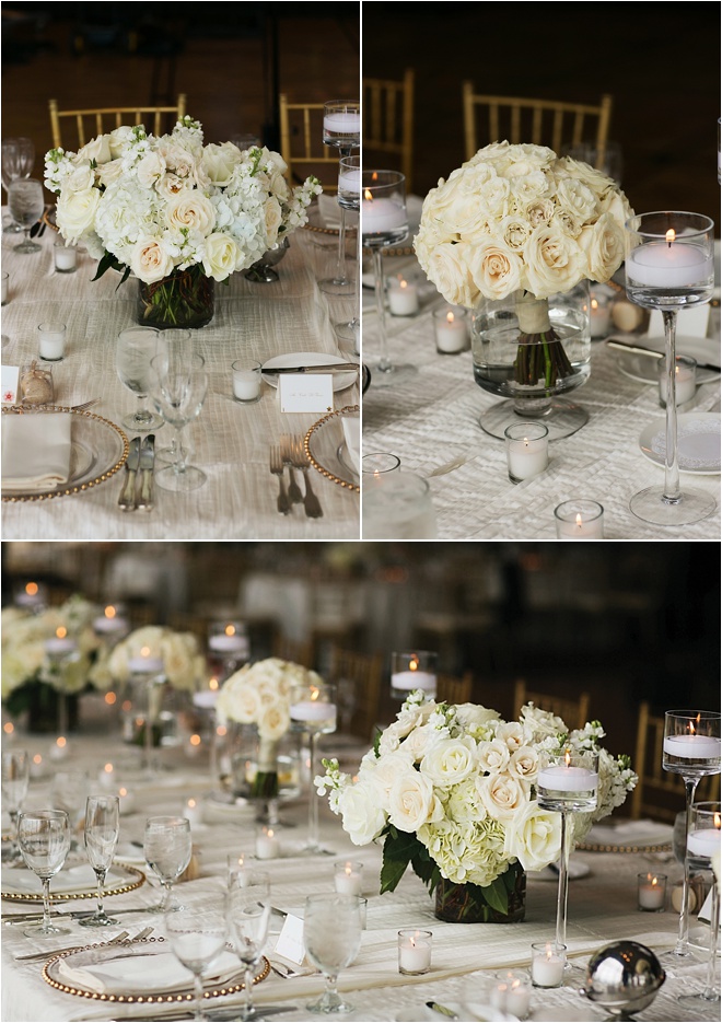 Ivory, Gray & Gold Wedding at The Petroleum Club of Houston by D. Jones Photography 