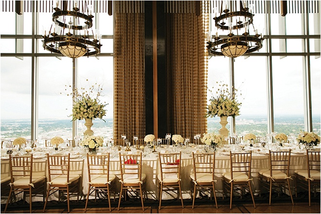 Ivory, Gray & Gold Wedding at The Petroleum Club of Houston by D. Jones Photography 