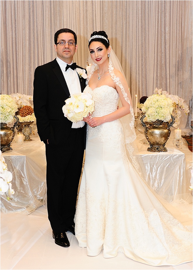 White, Ivory & Gold Persian Wedding by Kreative Angle Photography 