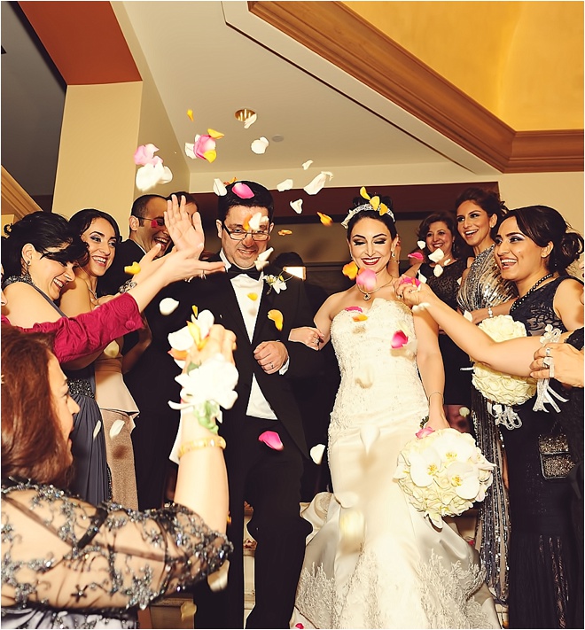 White, Ivory & Gold Persian Wedding by Kreative Angle Photography 