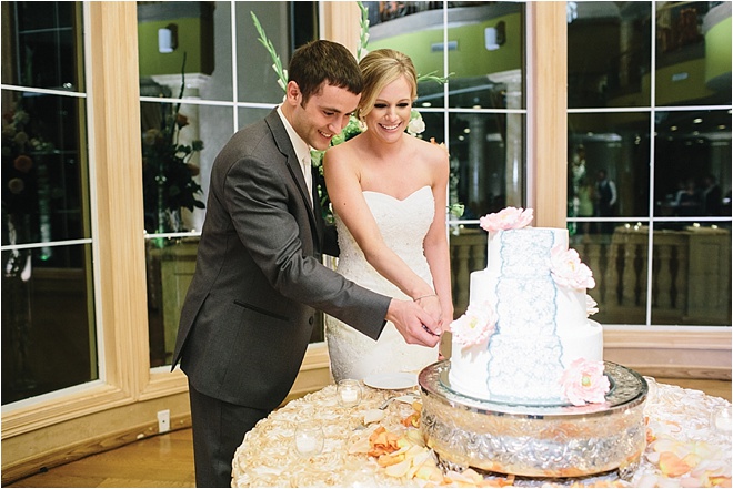 Coral & Blue Wedding at Chateau Polonez by Akil Bennett Photography 