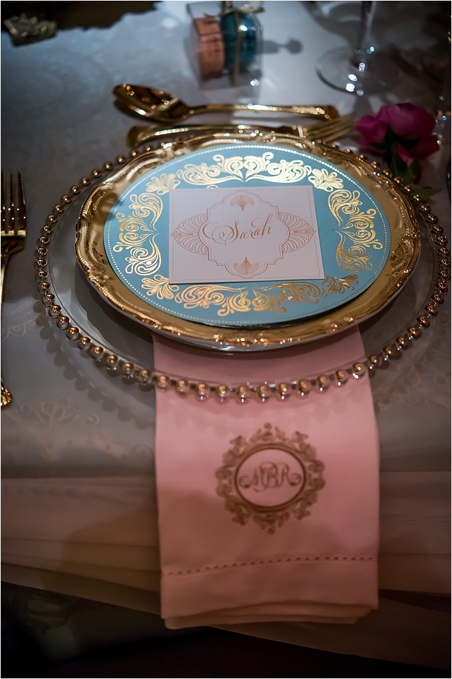 Ornate Gold, Blush & Light Blue Wedding at The Corinthian