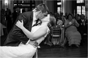 Navy, Blush and Gold Wedding at Crystal Ballroom at The Rice by MD Turner Photography