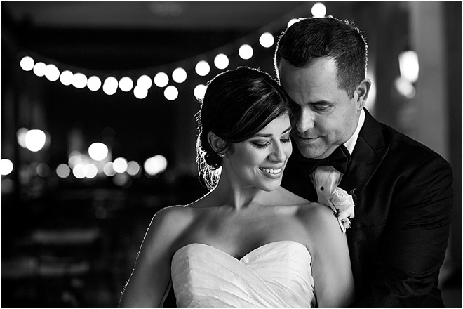 White, Red & Black Wedding at Crystal Ballroom at The Rice