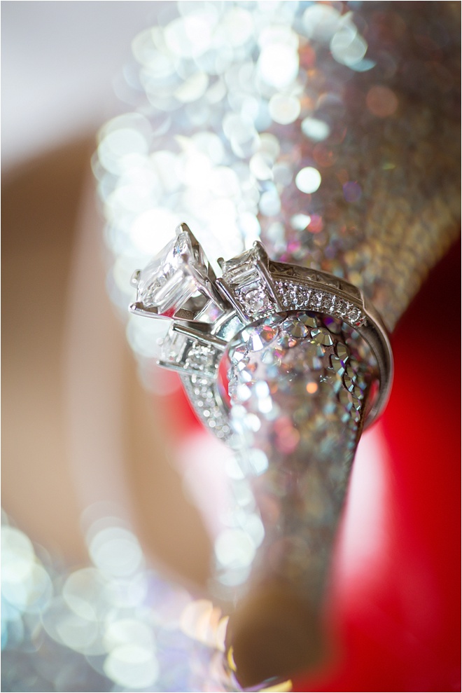 Classic Black & White Crystal Ballroom at The Rice Wedding 