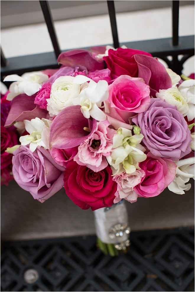 Classic Black & White Crystal Ballroom at The Rice Wedding 