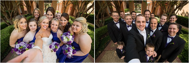 Classic White, Purple & Green Wedding at The Omni Houston Hotel 