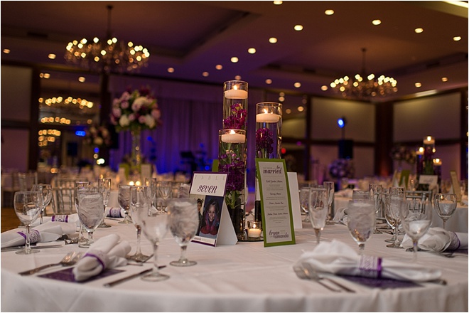 Classic White, Purple & Green Wedding at The Omni Houston Hotel 