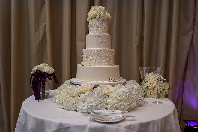 Classic White, Purple & Green Wedding at The Omni Houston Hotel 