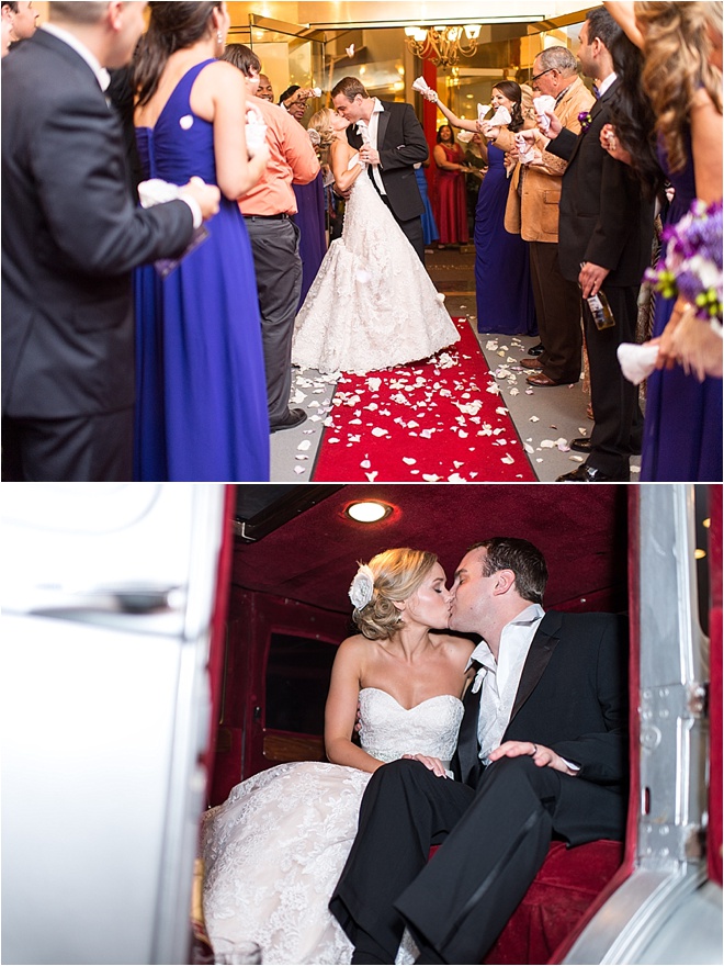 Classic White, Purple & Green Wedding at The Omni Houston Hotel 