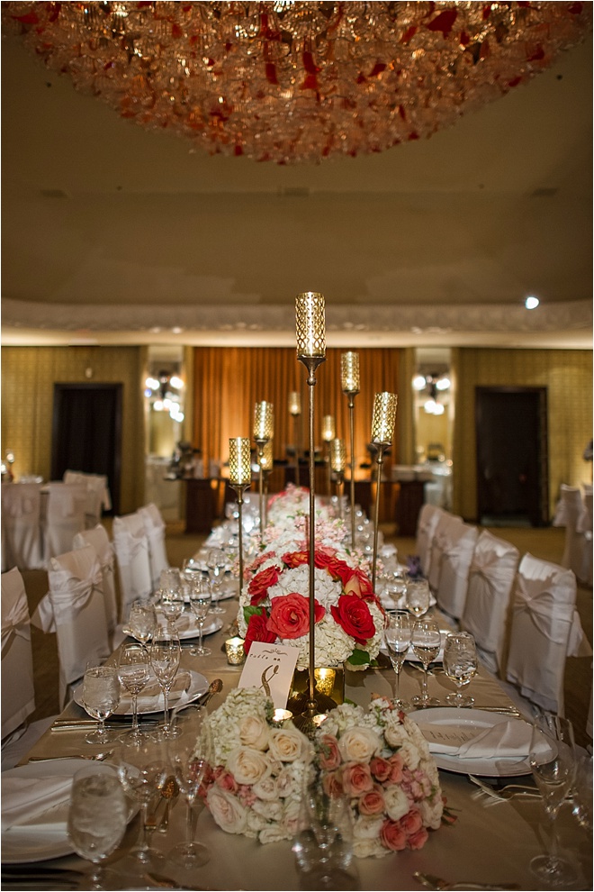 Blush, Orange, Silver & Gold Wedding at Four Seasons Hotel Houston by D.C. Stanley Photography