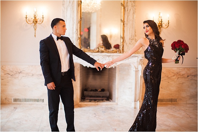 Glam Engagement Shoot at Chateau Cocomar by Civic Photos 