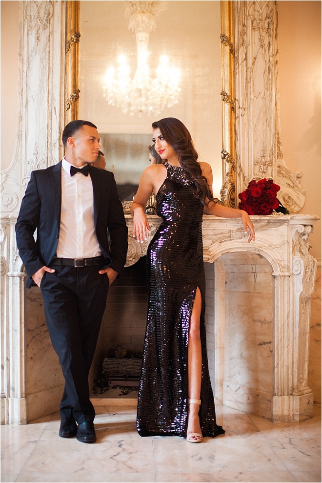 Glam Engagement Shoot at Chateau Cocomar by Civic Photos 