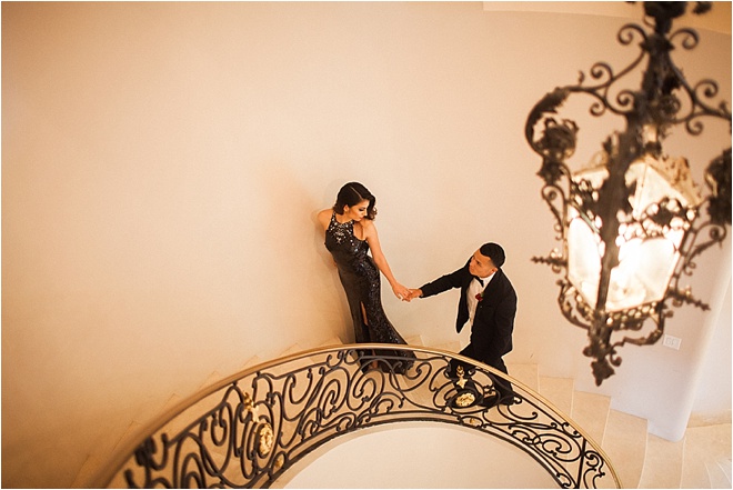 Glam Engagement Shoot at Chateau Cocomar by Civic Photos 