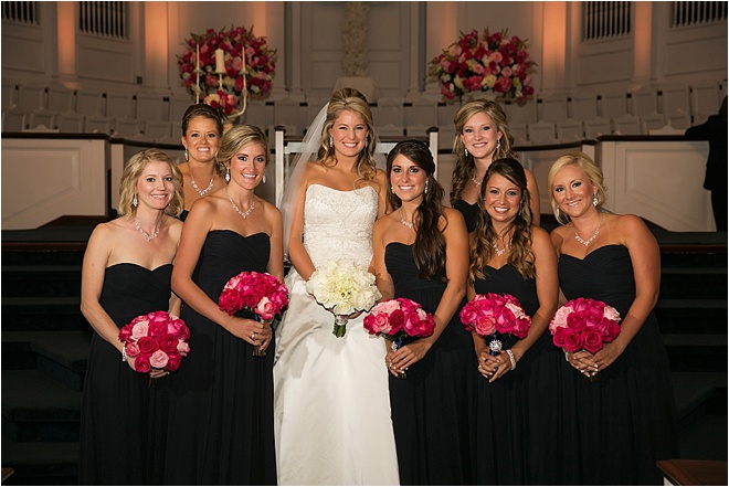 Pink, Gold & Black Wedding at Hotel ZaZa by D. Jones Photography