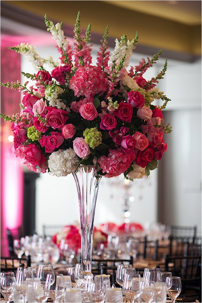 Pink, Gold & Black Wedding at Hotel ZaZa by D. Jones Photography