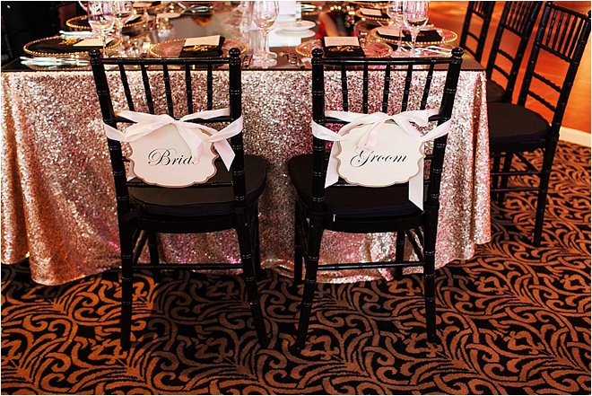 Pink, Gold & Black Wedding at Hotel ZaZa by D. Jones Photography