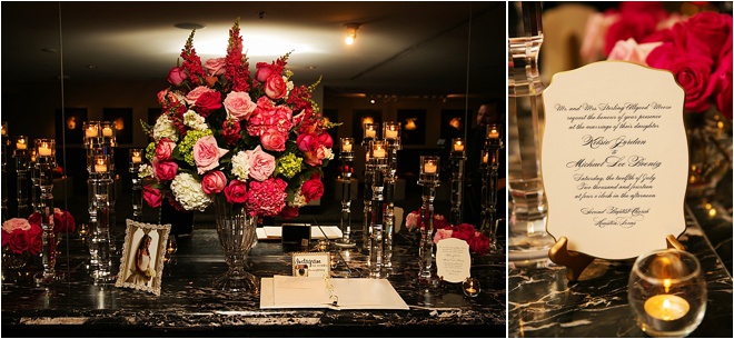 Pink, Gold & Black Wedding at Hotel ZaZa by D. Jones Photography