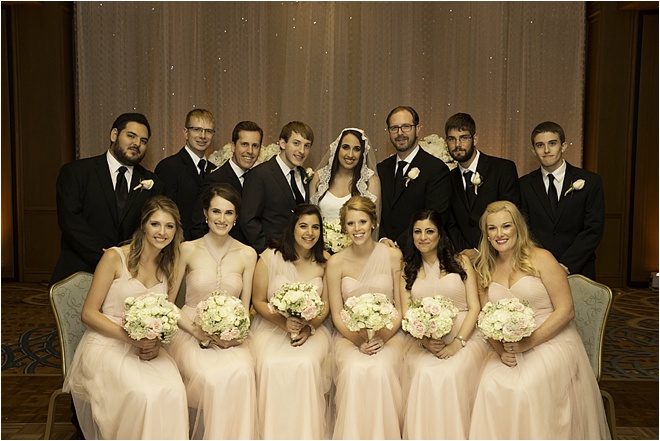 Blush, White & Gold Wedding by D. Jones Photography