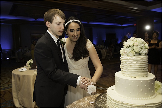 Blush, White & Gold Wedding by D. Jones Photography