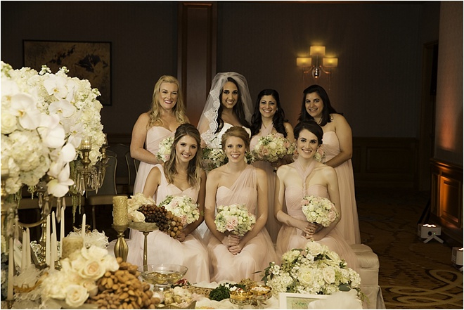 Blush, White & Gold Wedding by D. Jones Photography