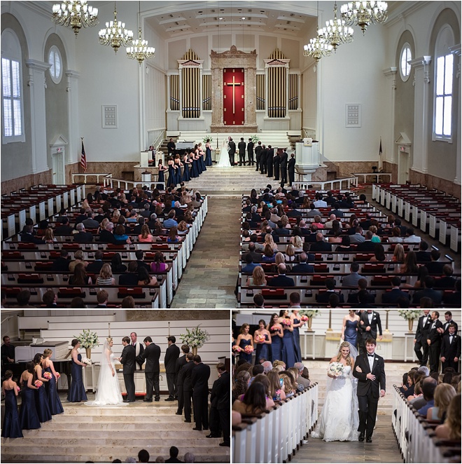 Navy, Ivory, Gold & Coral Wedding at the Four Seasons Hotel Houston by Steve Lee Photography