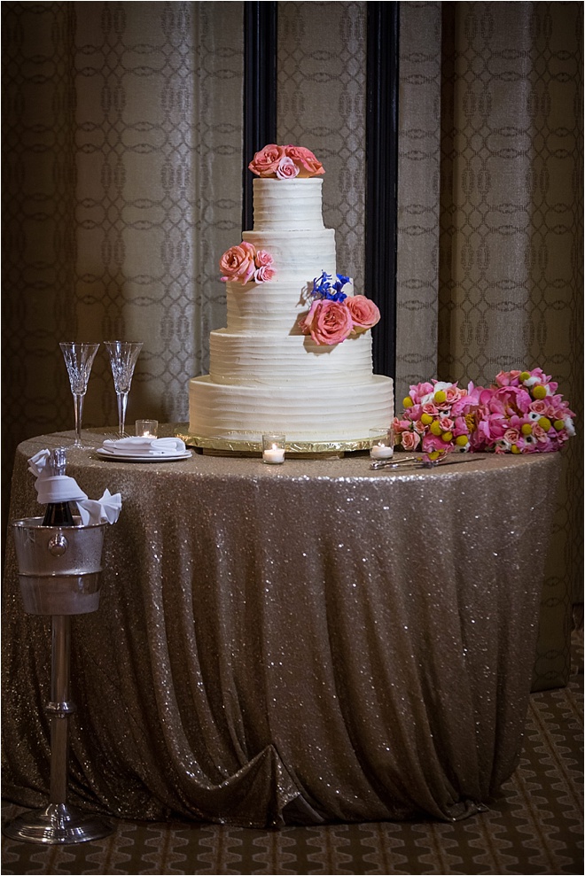 Navy, Ivory, Gold & Coral Wedding at the Four Seasons Hotel Houston by Steve Lee Photography