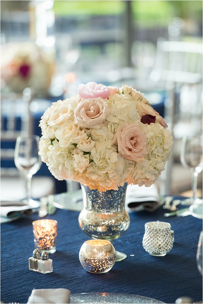 Navy, Blush & Gray Wedding by MD Turner Photography 