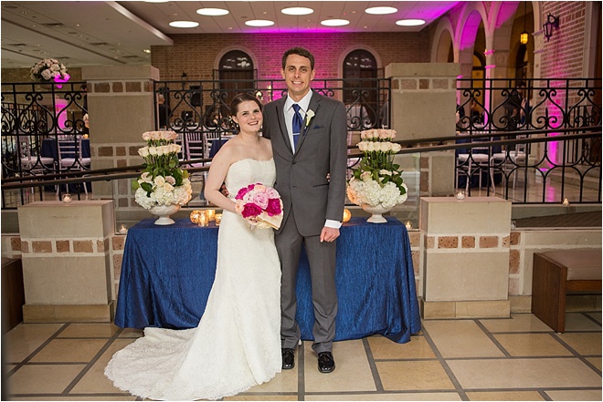 Navy, Blush & Gray Wedding by MD Turner Photography 